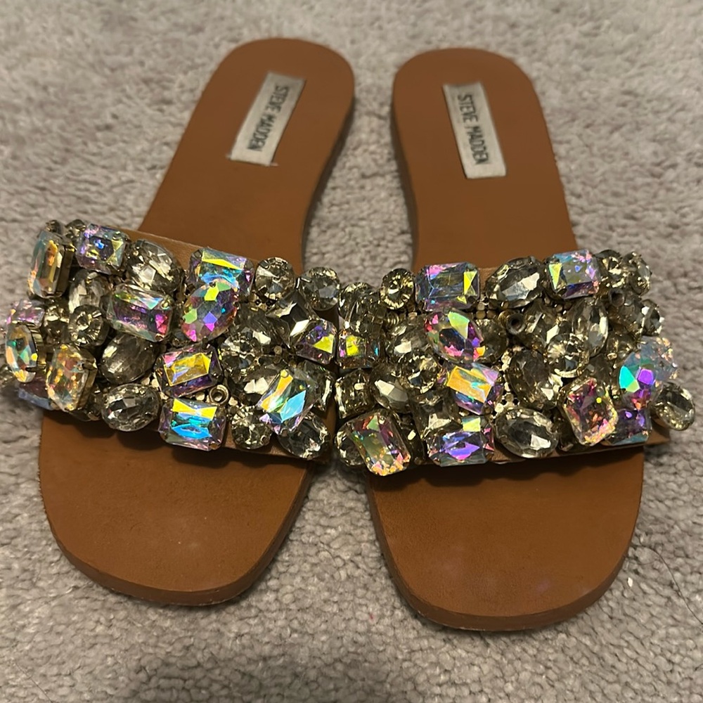 Steve Madden Crystal Sandals